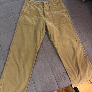 imogene + willie  |  blake military trouser in olive (L)